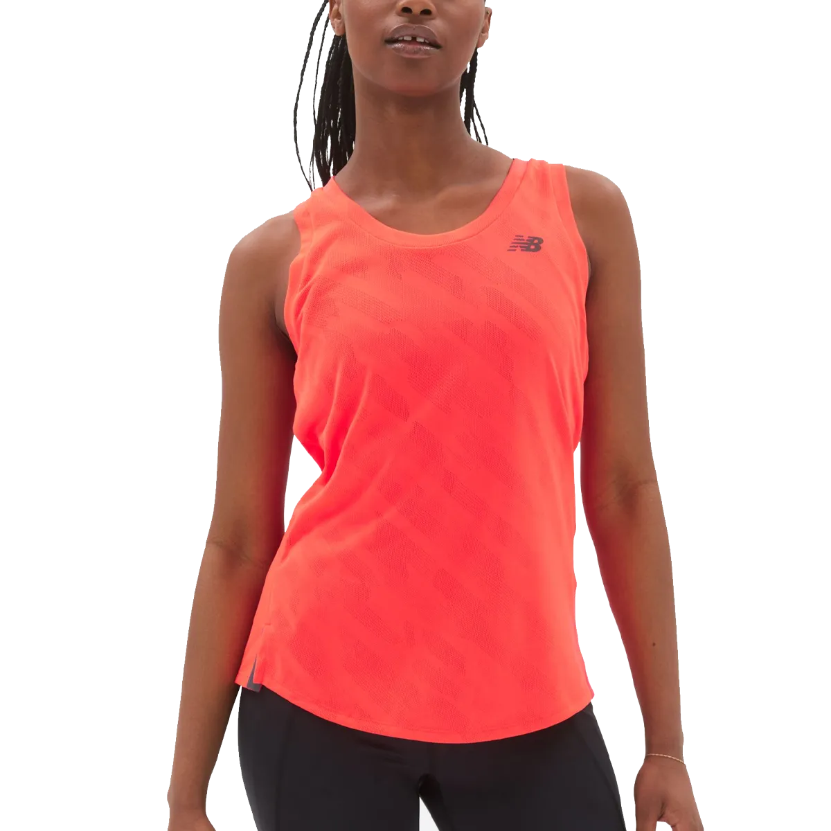 Travel Smooth Double Layered Hem Women's Q Speed Jacquard Tank