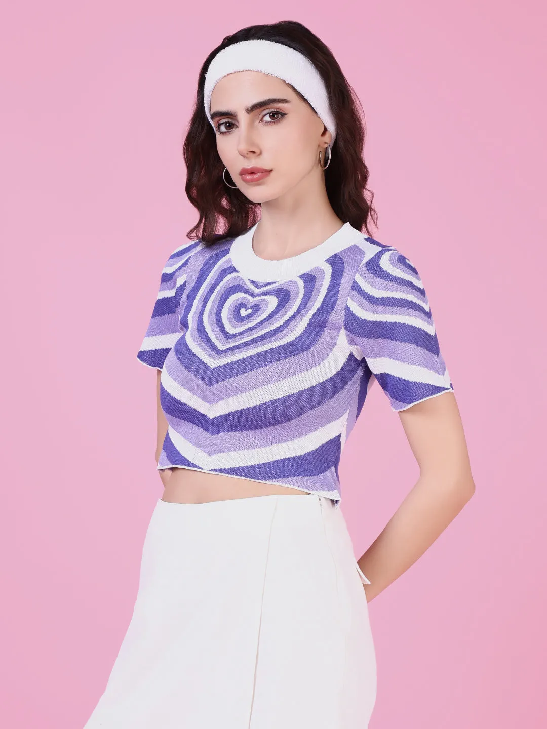 Minimal Fit Women's Violet Crop Top