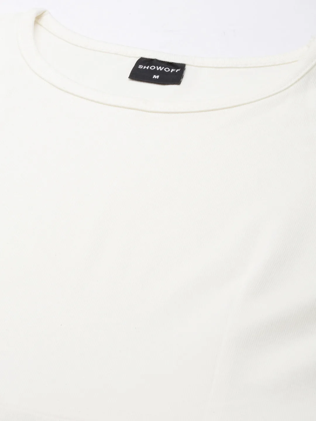 Women's White Round Neck Sheath Dress Daily Style