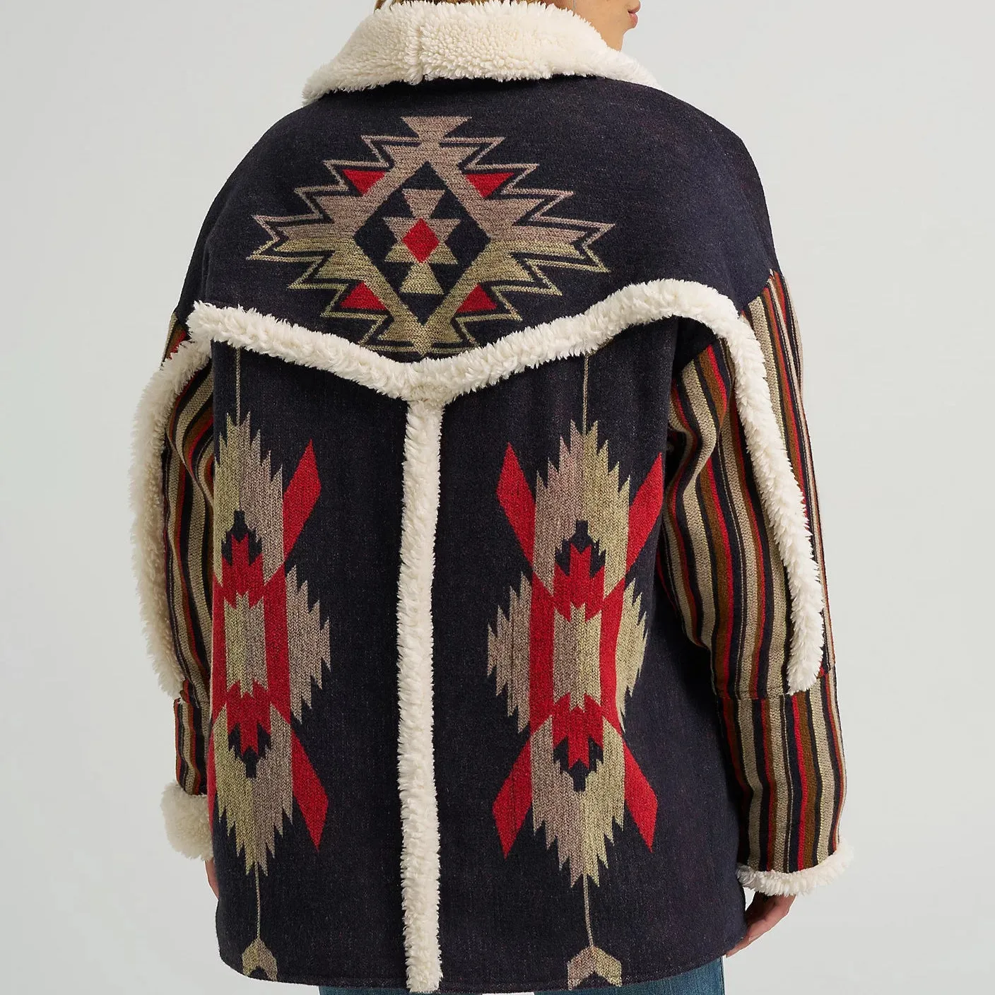 Wrangler x Lainey Wilson Jacquard Lainey Coat Elasticized Waist Soft Fleece