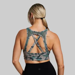 Front Zip Closure Lightweight Design X-Factor Sports Bra (Not Fatigued)