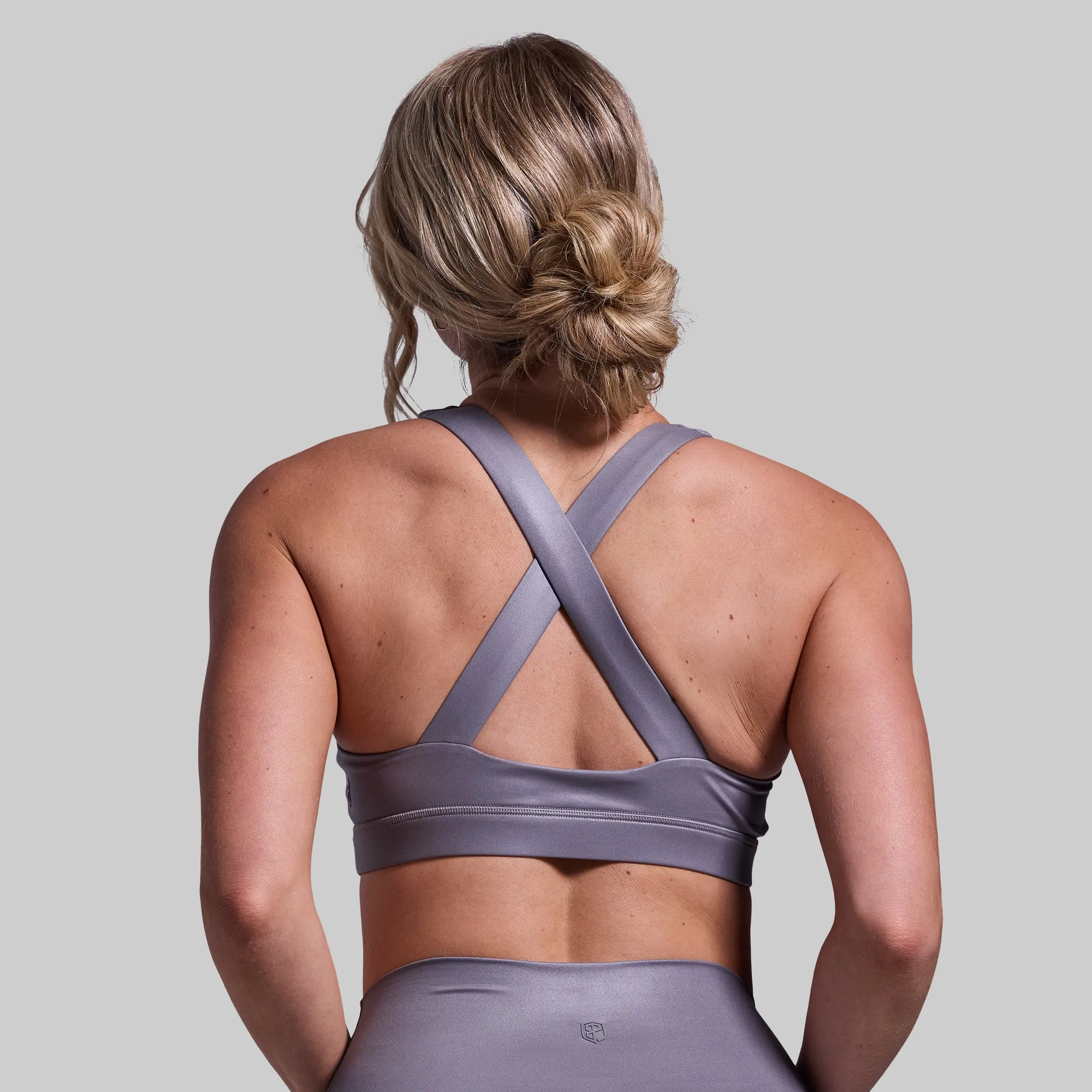Compression fit seams Your Essential Original Sports Bra (Steel Melt)