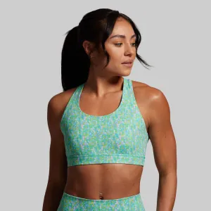 Contrast Stitching Square Neck Your Essential Sports Bra (Stellar)