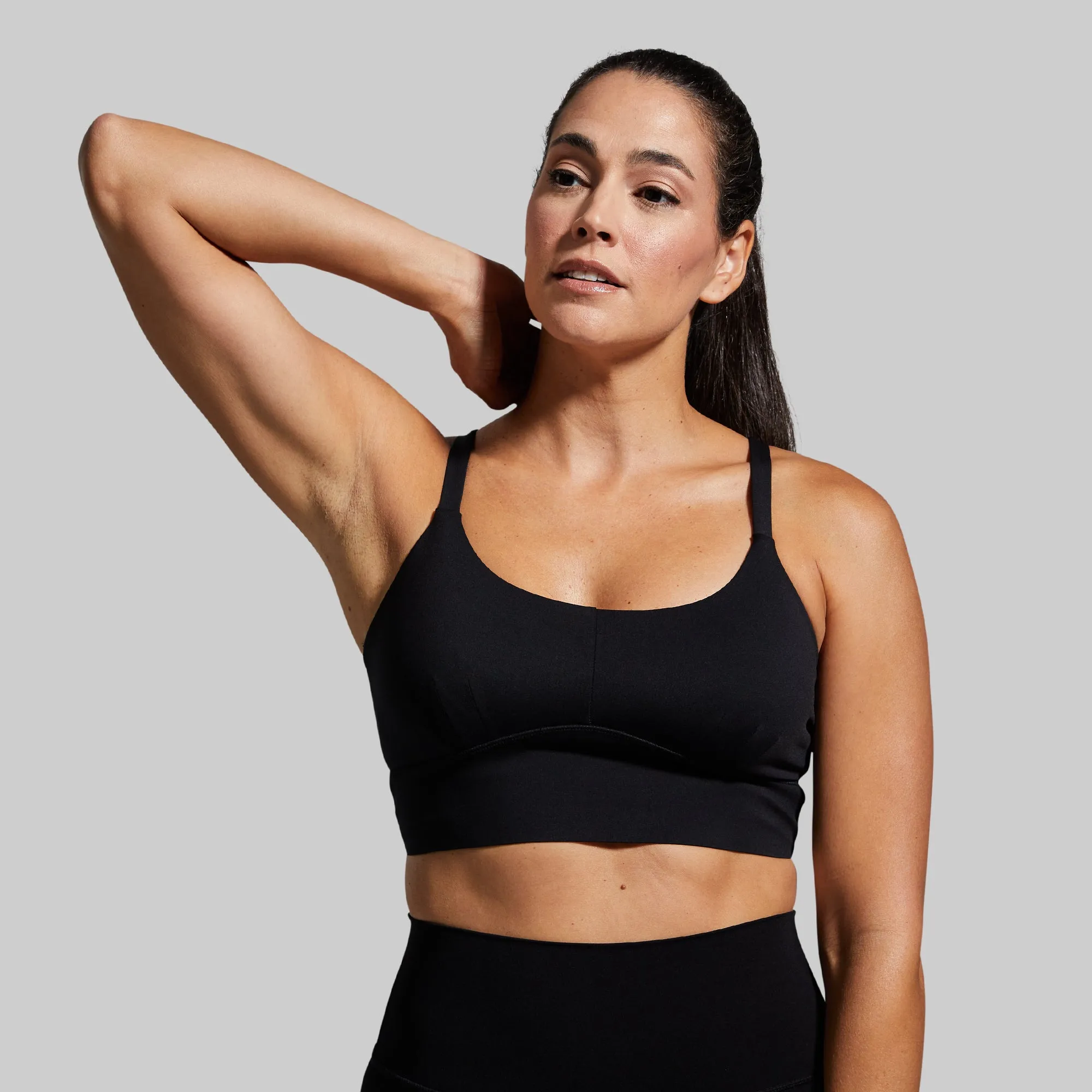 Your Go To Sports Bra (Black) Non-Slip Structure