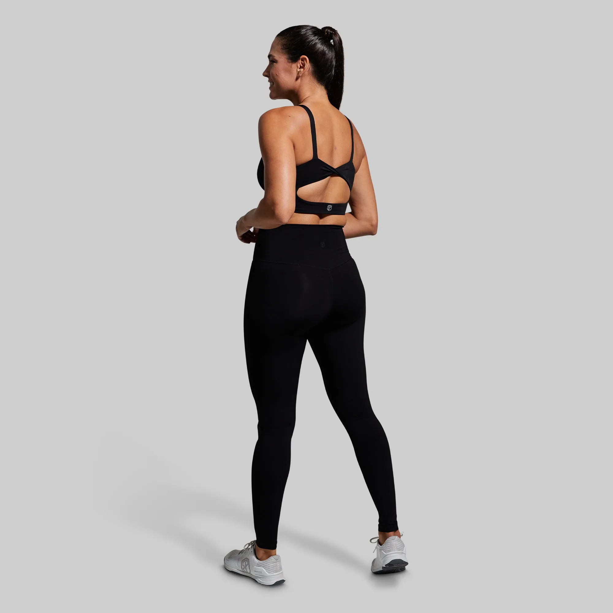 Your Go To Sports Bra (Black) Post Workout Recovery Design