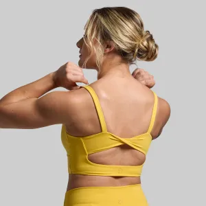 Minimalist fitness clothing Low-quality Your Go To Sports Bra (Golden)