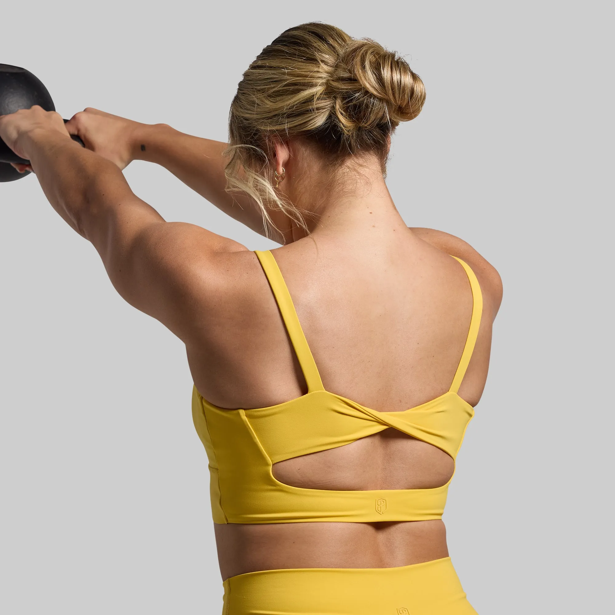 Flexible Wire-Free Your Go To Sports Bra (Golden)