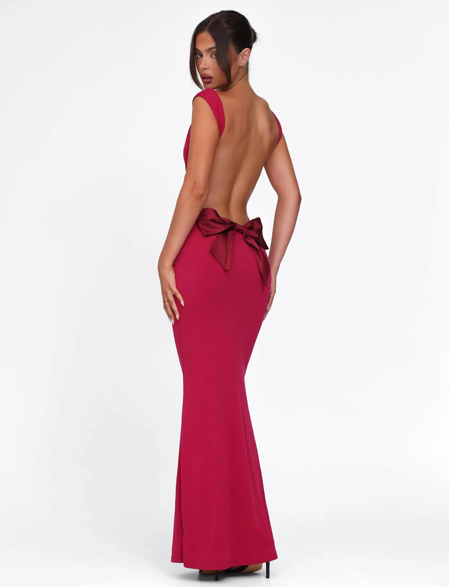 Sleek Design ZITA DRESS - RED : SALSA : DEEP RED