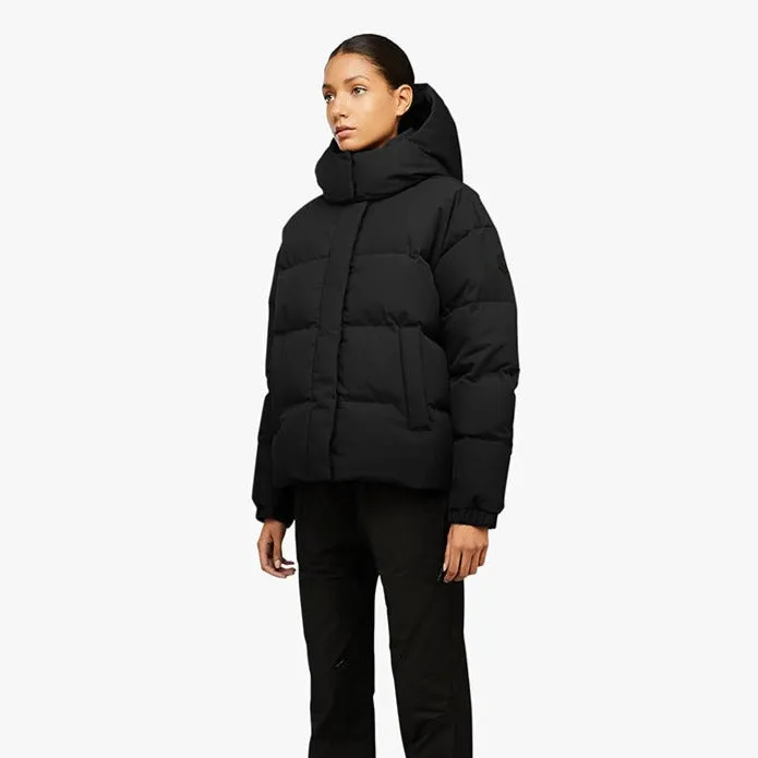 Zoe Jacket (Black) Recycled materials Elastic Hem Adjustment