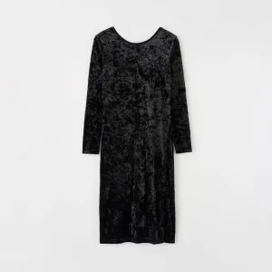 Zya Dress Satin-Sleeve